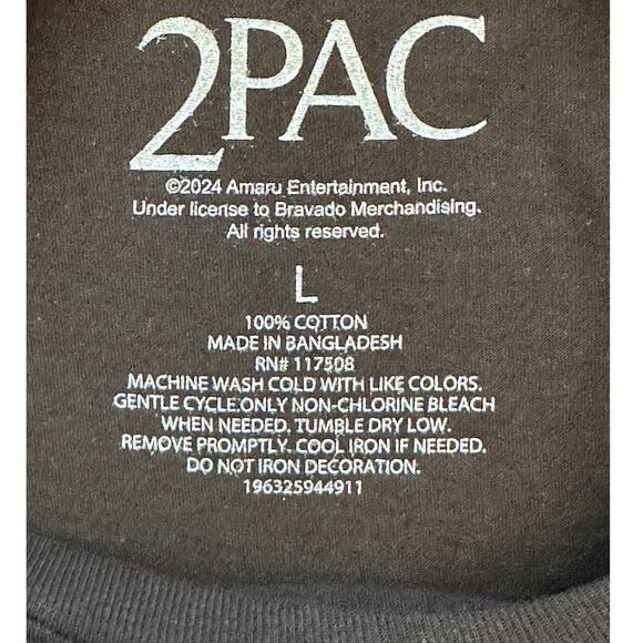 Bravado Merchandising Tupac “Trust Nobody”‎ Tee Size Large Men's NWOT - Picture 4 of 4
